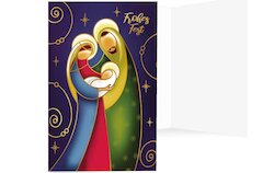 Grußkarte Weihnachten »Heilige Familie«